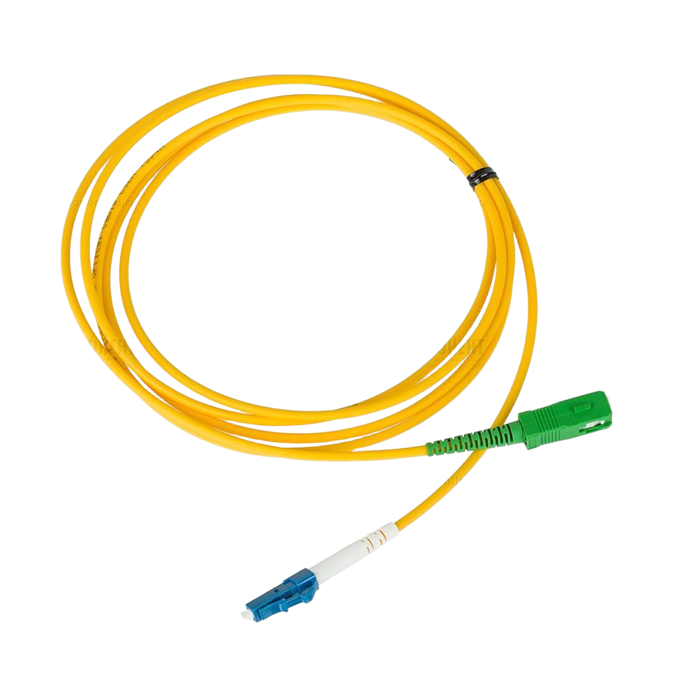 Патч-корд оптический SC/APC-LC/UPC SM (9/125мкм) simplex (3.0мм) 0.5м