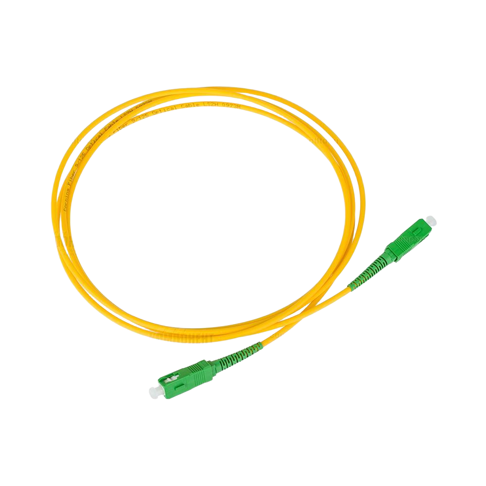 Патч-корд оптический SC-SC/APC SM (9/125мкм) simplex (3.0мм) 1м