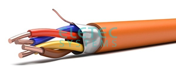 Кабель ЭЛЕТЭК КПСЭ нг(А)-FRHF 2х2х1,0 мм2 (2х2х1,1 мм), 200 м
