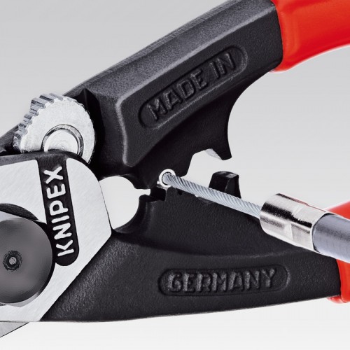 Ножницы Knipex KN-9561190 для резки проволочных тросов кованые