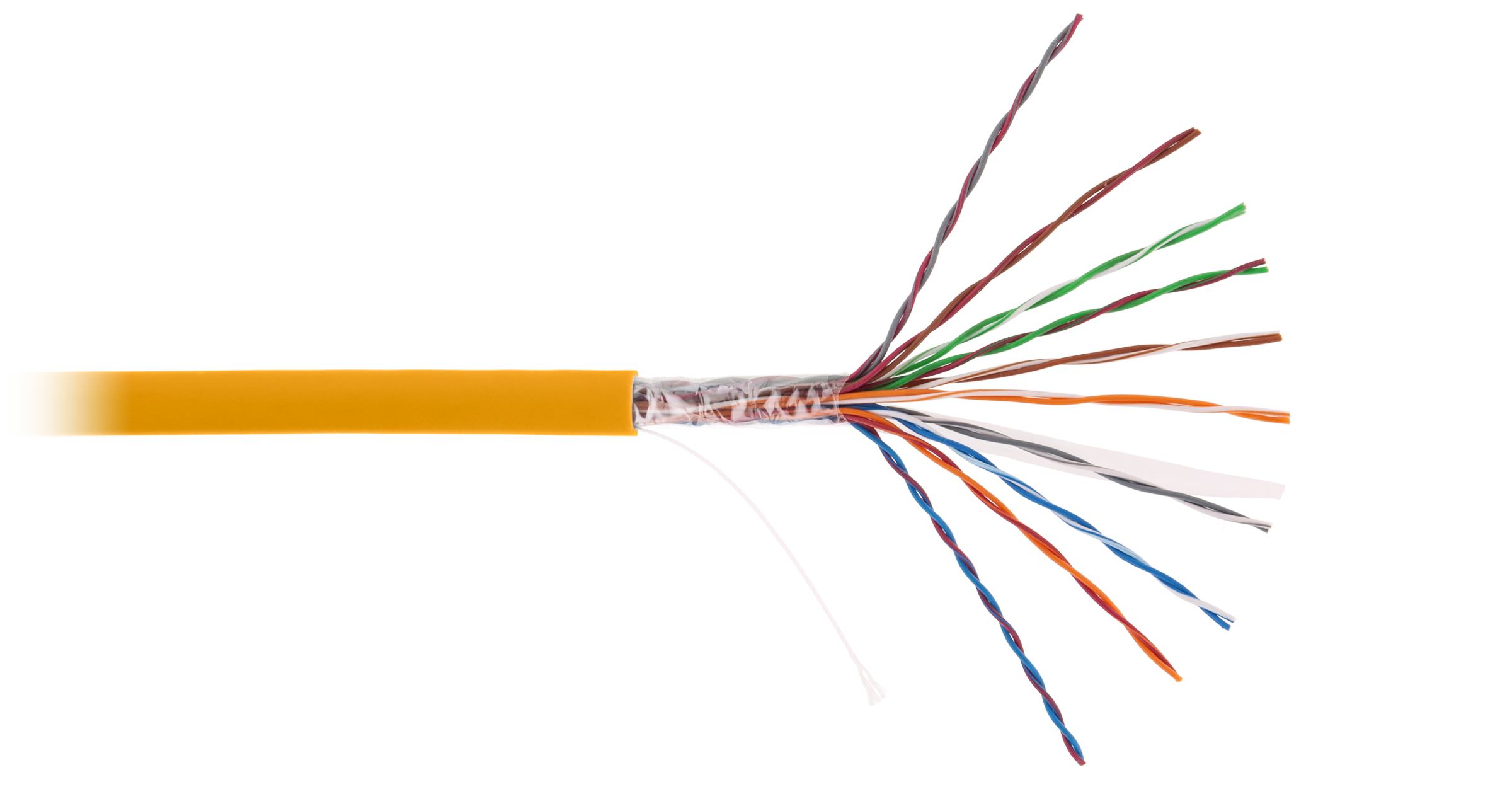 Кабель витая пара Netlan U/UTP 10 пар, Кат.5, медный, внутренний, LSZH, 305м